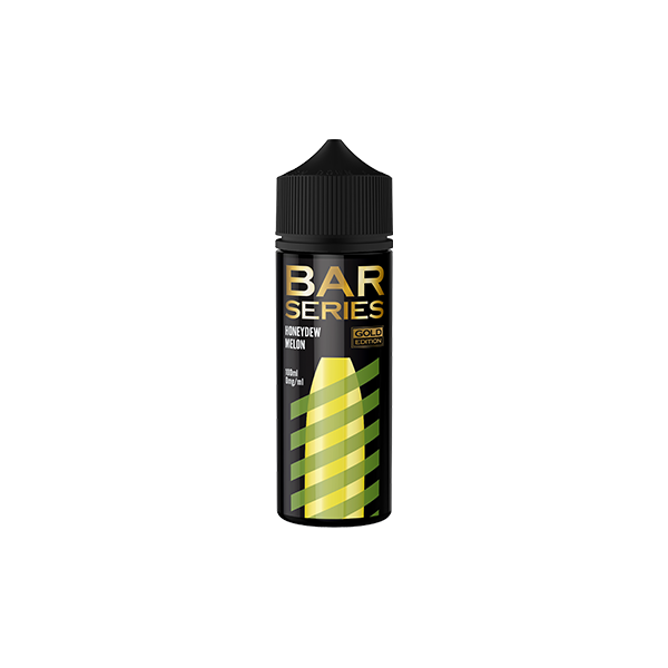 0mg Bar Series Gold Edition 100ml Shortfill (70VG/30PG) - Flavour: Pineapple Peach Watermelon