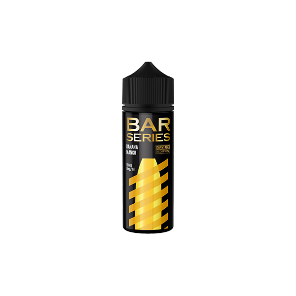 0mg Bar Series Gold Edition 100ml Shortfill (70VG/30PG) - Flavour: Pineapple Peach Watermelon