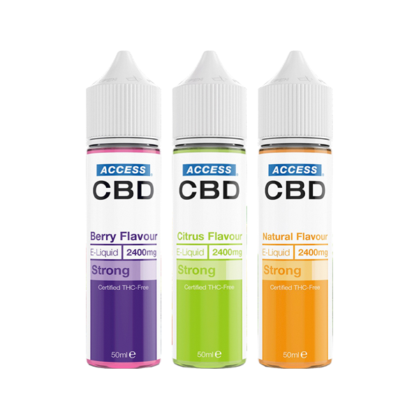 Access CBD 2400mg CBD E-liquid 50ml (60PG/40VG) - Flavour: Natural