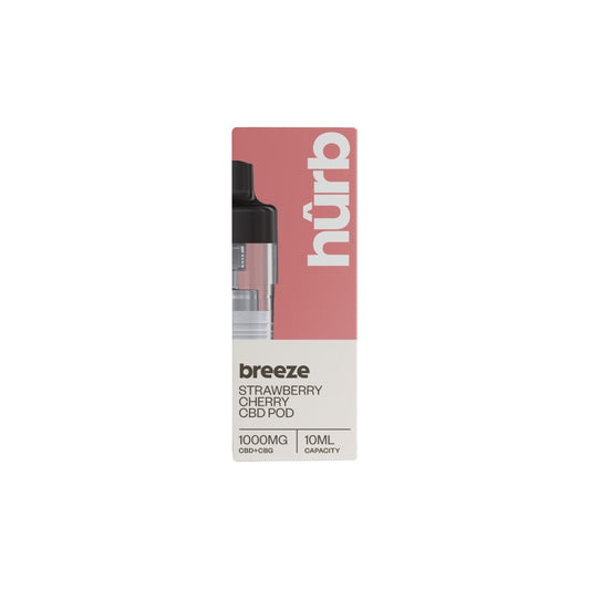 Hurb Breeze CBD 1000mg Pre-filled Pod 10ml - Flavour: OG Kush
