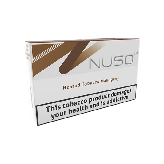 NUSO Heated Tobacco Sticks Strength 2 - 20 Sticks - Flavour: Carmine Tobacco