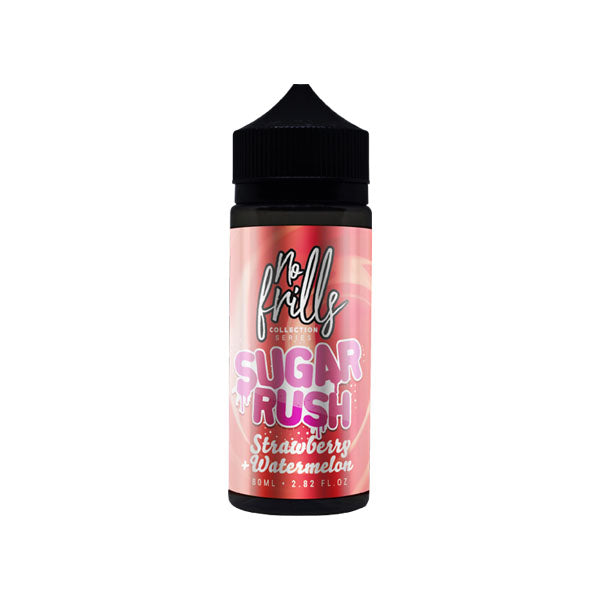 No Frills Collection Sugar Rush 80ml Shortfill 0mg (80VG/20PG) - Flavour: Gummy