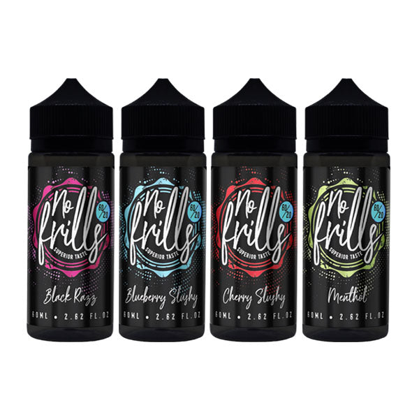 No Frills Originals 80ml Shortfill 0mg (80VG/20PG) - Flavour: Cherry Slushy