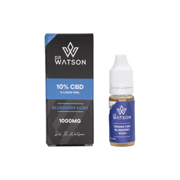 Dr Watson 1000mg Full Spectrum CBD E-liquid 10ml (BUY 1 GET 1 FREE) - Flavour: Georgia Peach