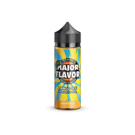 Major Flavor 100ml Shortfill 0mg (70VG/30PG) - Flavour: Peachberry