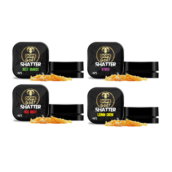 Dope Goat Shatter 98% CBD 1g - Flavour: Vymto