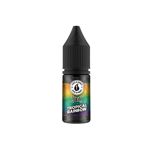 11mg Juice N Power JNP Salt 10ml (50VG/50PG) - Flavour: Rainbow Fizzy
