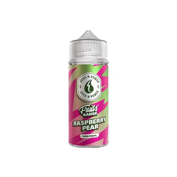 0mg Juice N Power Shortfills 100ml (70VG/30PG) - Flavour: Blueberry Sour Raspberry