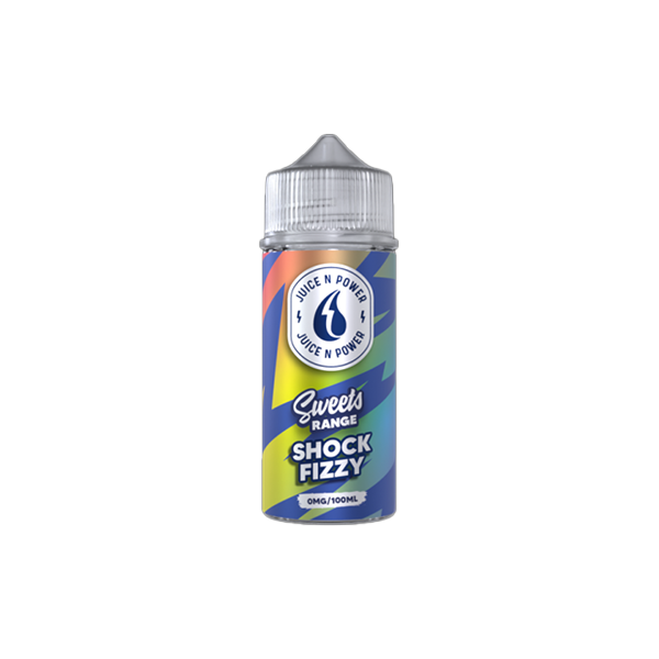 0mg Juice N Power Shortfills 100ml (70VG/30PG) - Flavour: Sour Cherry