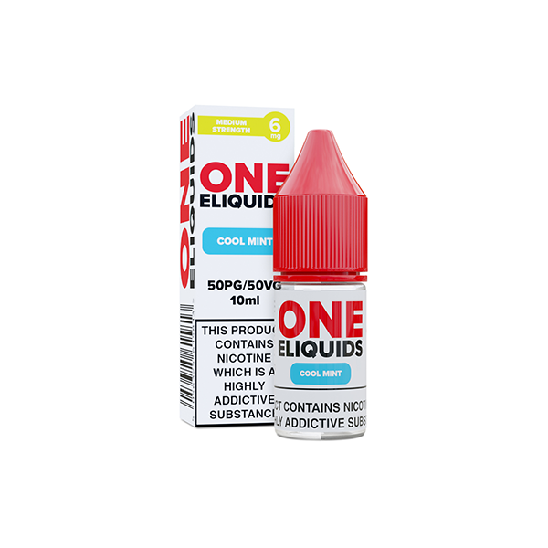 6mg One E-Liquids Flavoured Nic Shot 10ml (50VG/50PG) - Flavour: Vanilla
