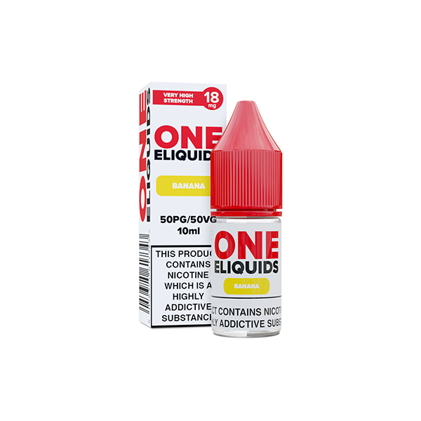 18mg One E-Liquids Flavoured Nic Shot 10ml (50VG/50PG) - Flavour: Mango
