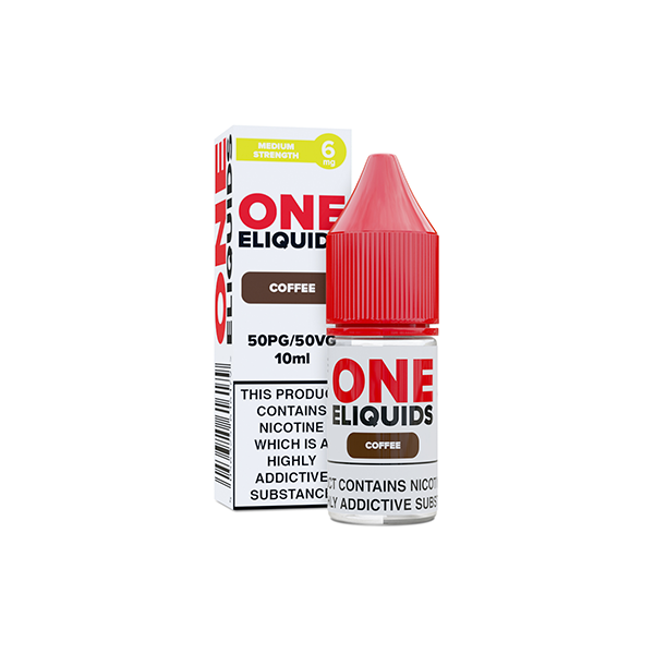 6mg One E-Liquids Flavoured Nic Shot 10ml (50VG/50PG) - Flavour: Vanilla