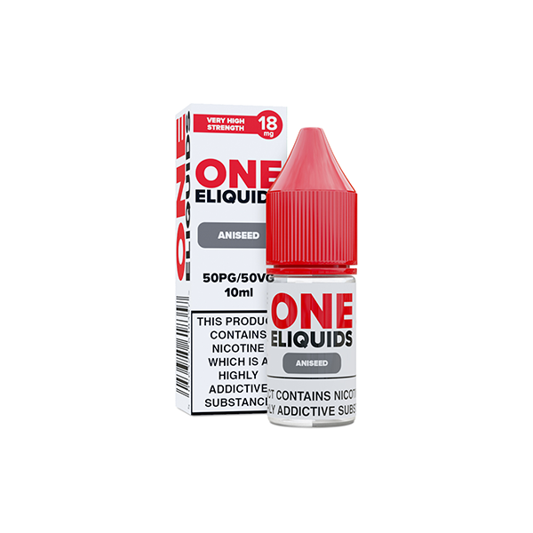 18mg One E-Liquids Flavoured Nic Shot 10ml (50VG/50PG) - Flavour: Mango