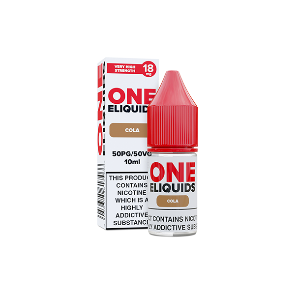 18mg One E-Liquids Flavoured Nic Shot 10ml (50VG/50PG) - Flavour: Mango