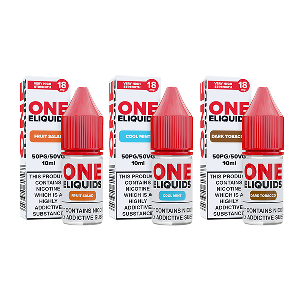 18mg One E-Liquids Flavoured Nic Shot 10ml (50VG/50PG) - Flavour: Mango