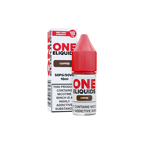 18mg One E-Liquids Flavoured Nic Shot 10ml (50VG/50PG) - Flavour: Mango