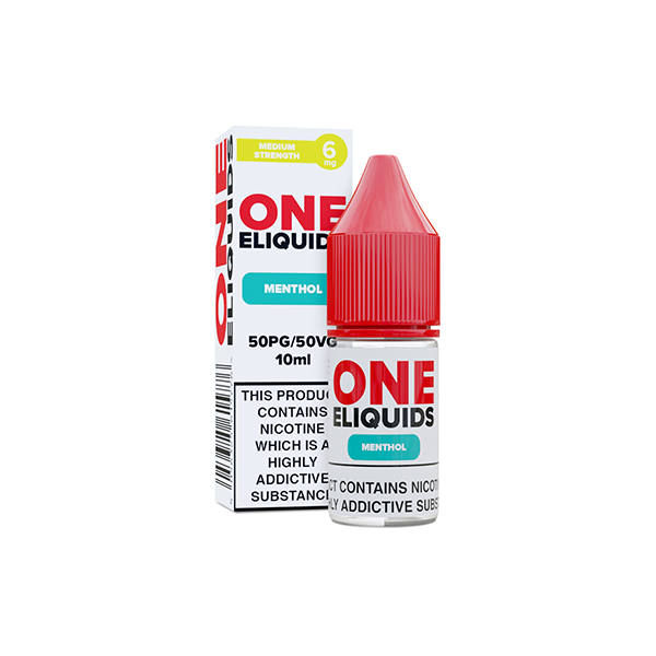 6mg One E-Liquids Flavoured Nic Shot 10ml (50VG/50PG) - Flavour: Watermelon
