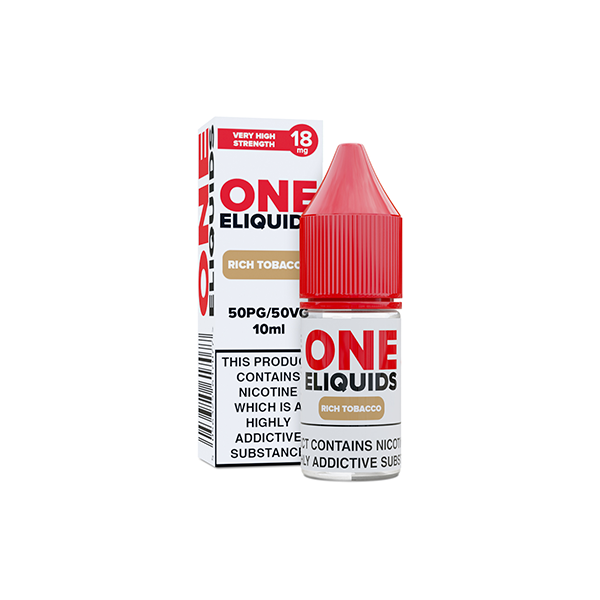 18mg One E-Liquids Flavoured Nic Shot 10ml (50VG/50PG) - Flavour: Mango