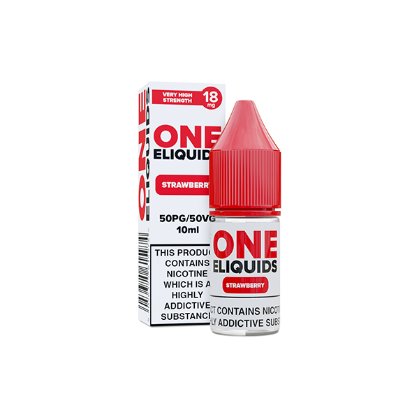 18mg One E-Liquids Flavoured Nic Shot 10ml (50VG/50PG) - Flavour: Mango