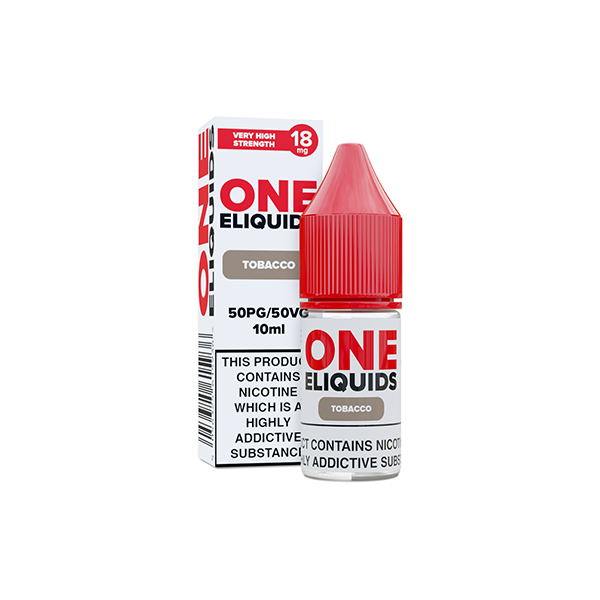 18mg One E-Liquids Flavoured Nic Shot 10ml (50VG/50PG) - Flavour: Mango