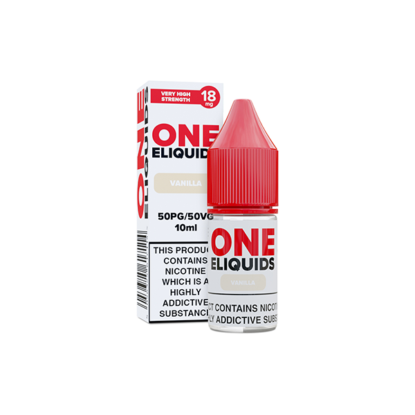 18mg One E-Liquids Flavoured Nic Shot 10ml (50VG/50PG) - Flavour: Mango