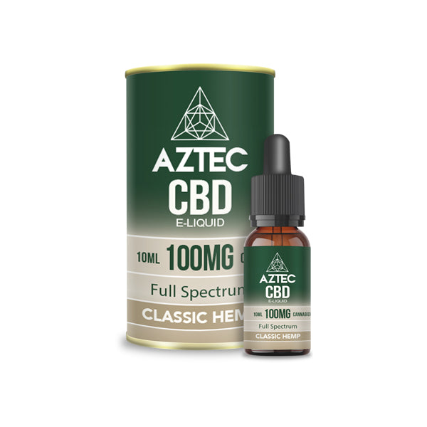 Aztec CBD 100mg CBD Vaping Liquid 10ml (50PG/50VG) - Flavour: Grand Daddy Purple