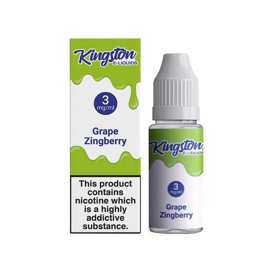 Kingston 6mg 10ml E-liquids (50VG/50PG) - Flavour: Black Aniseed