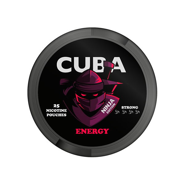 30mg CUBA Ninja Nicotine Pouches - 25 Pouches - Flavour: Orange