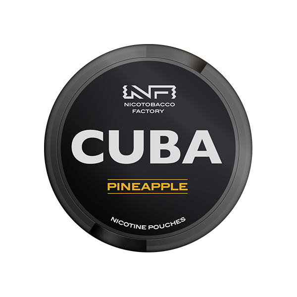43mg CUBA Black Nicotine Pouches - 25 Pouches - Flavour: Blackcurrant