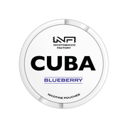16mg CUBA White Nicotine Pouches - 25 Pouches - Flavour: Cherry