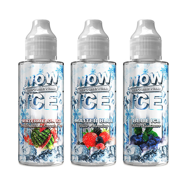 Wow That's What I Call Ice 100ml Shortfill 0mg (70VG/30PG) - Flavour: Blue Ice