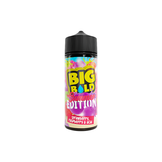 0mg Big Bold Summer Vibes Series 100ml Shortfill (70VG/30PG) - Flavour: Lemon & Peach