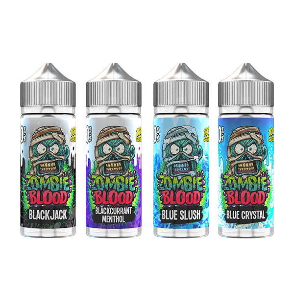 Zombie Blood 100ml Shortfill 0mg (50VG/50PG) - Flavour: Blue Crystal