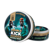 50mg Aroma King Double Kick NoNic Pouches - 25 Pouches - Flavour: Double Mint