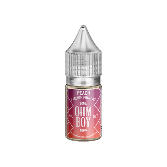 5mg Ohm Boy SLT 10ml Nic Salt (50VG/50PG) - Flavour: Mango Raspberry Ice