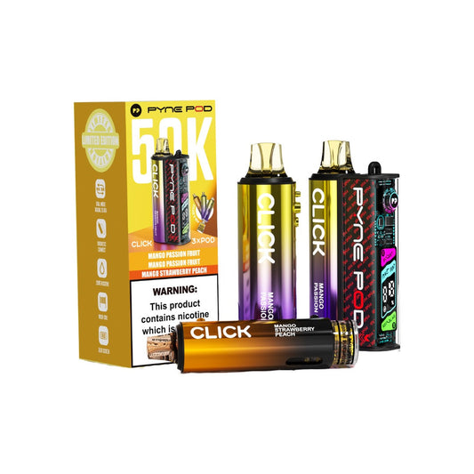 20mg Pyne Pod Click 50K Prefilled Pod Vape Kit - Flavour: Classic Edition