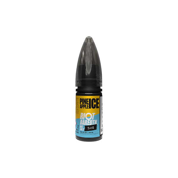 5mg Riot Squad BAR EDTN 10ml Nic Salts (50VG/50PG) - Flavour: Blue Cherry Burst
