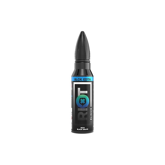 0mg Riot Squad Black Edition V2 2x 50ml Shortfill (70VG/30PG) - Flavour: Ultra Peach Tea