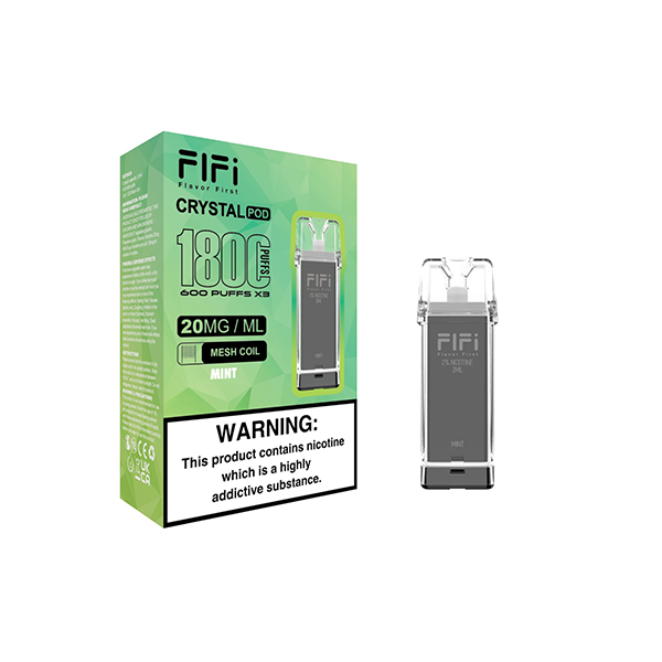 FLFI Crystal Replacement Pods 1800 Puffs 2ml - Flavour: Watermelon Ice