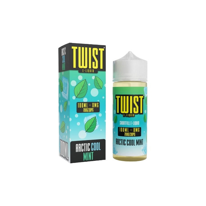 0mg Twist E-liquids 100ml Shortfill (70VP/30PG) - Flavour: Tobacco Gold