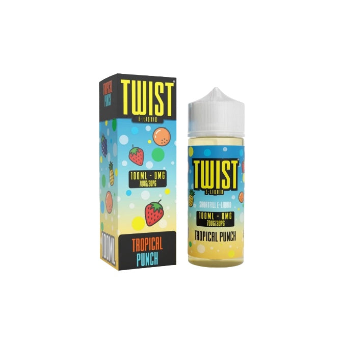 0mg Twist E-liquids 100ml Shortfill (70VP/30PG) - Flavour: Tobacco Gold