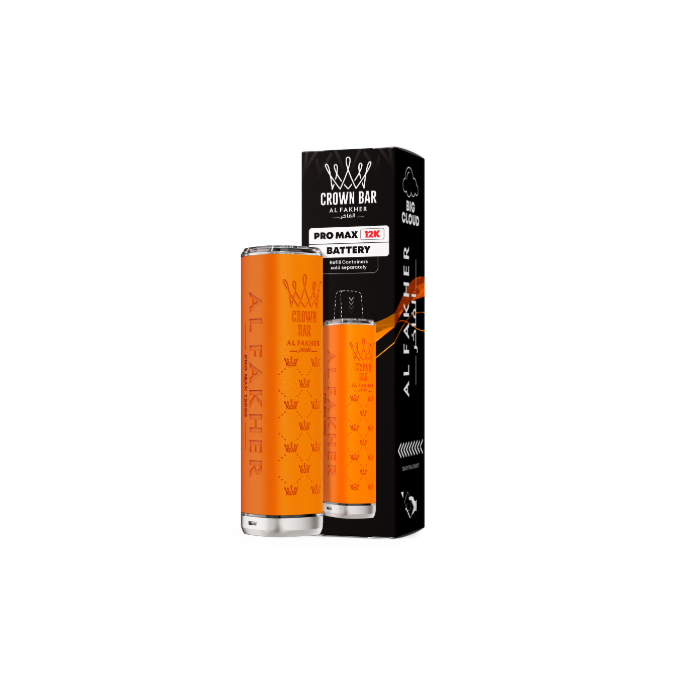Al Fakher Pro Max 12K Pod Battery (Device Only) - Color: Yellow
