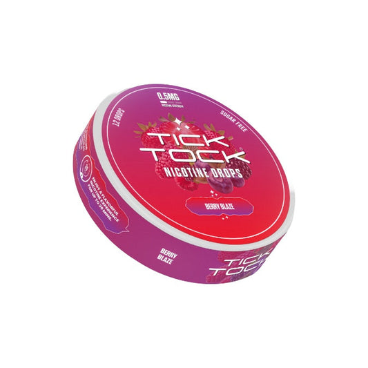 0.5mg Tick Tock Nicotine Candy - 12 Drops - Flavour: Berry Blaze