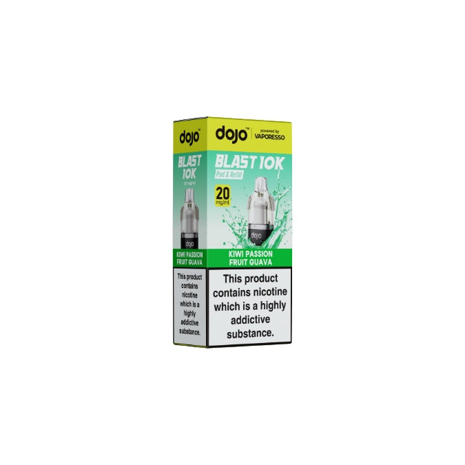 20mg Vaporesso Dojo Blast 10k Prefilled Pods - Flavour: Ten Tangerines