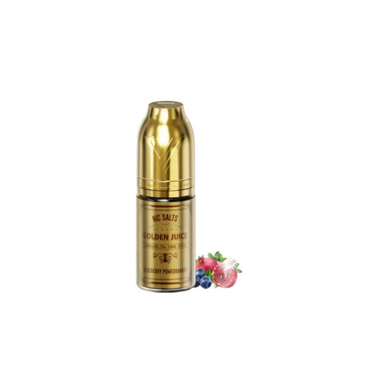 20mg Vaplay Golden Juice 10ml Nic Salt (50VG/50PG) - Flavour: Strawberry Raspberry Cherry