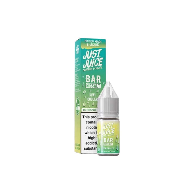 5mg Just Juice Bar 10ml Nic Salt (40VG/60PG) - Flavour: Vanilla Rhubarb