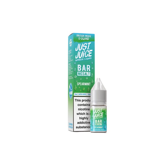 10mg Just Juice Bar 10ml Nic Salt (40VG/60PG) - Flavour: Vanilla Rhubarb