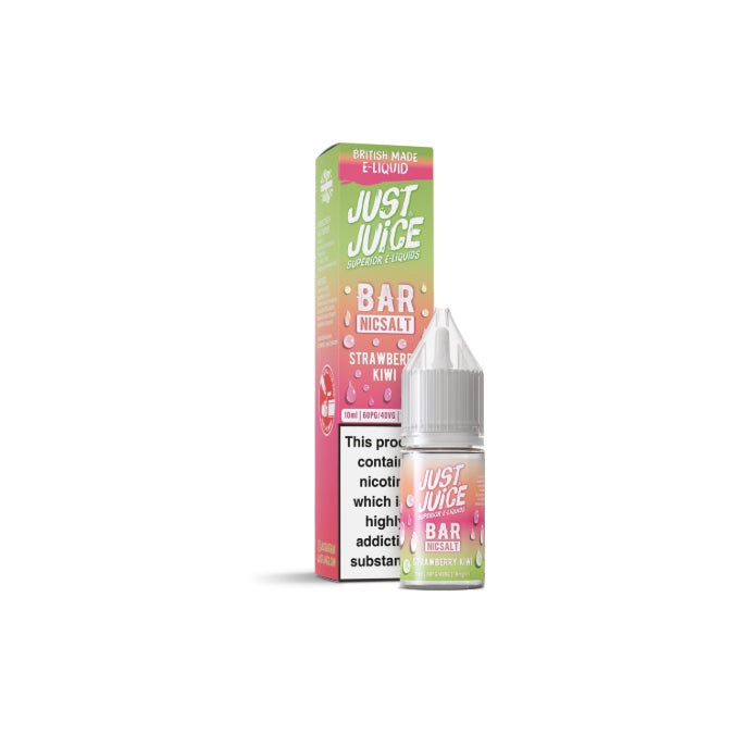 10mg Just Juice Bar 10ml Nic Salt (40VG/60PG) - Flavour: Vanilla Rhubarb