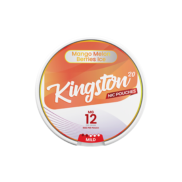 12mg Kingston Nicotine Pouches - 20 Pouches - Flavour: Strawberry Ice