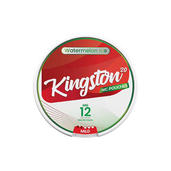 12mg Kingston Nicotine Pouches - 20 Pouches - Flavour: Mango Melon Berries Ice